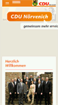 Mobile Screenshot of cdu-noervenich.de